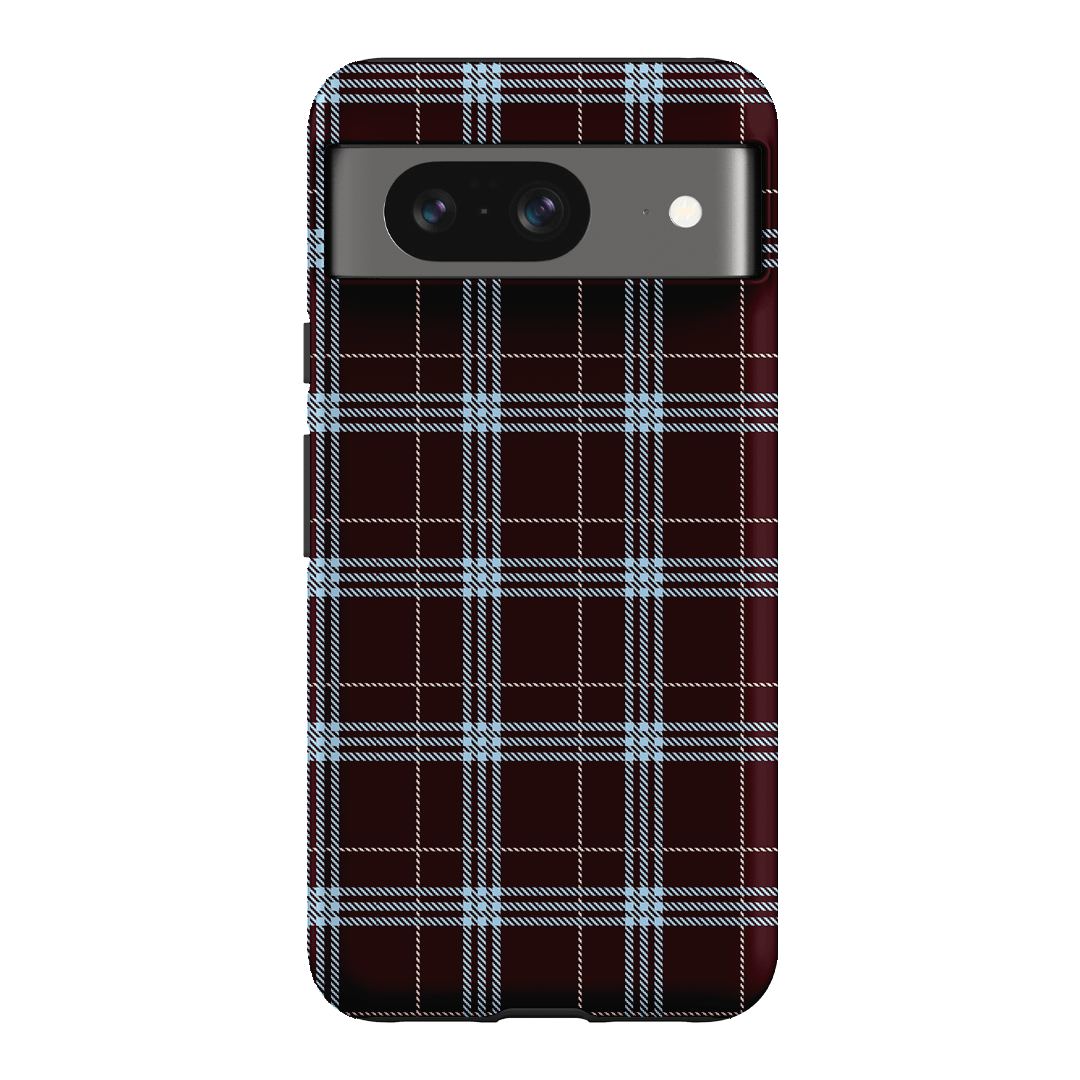 Mocha Plaid Printed Phone Cases Google Pixel 8 / Armoured by The Dairy - The Dairy
