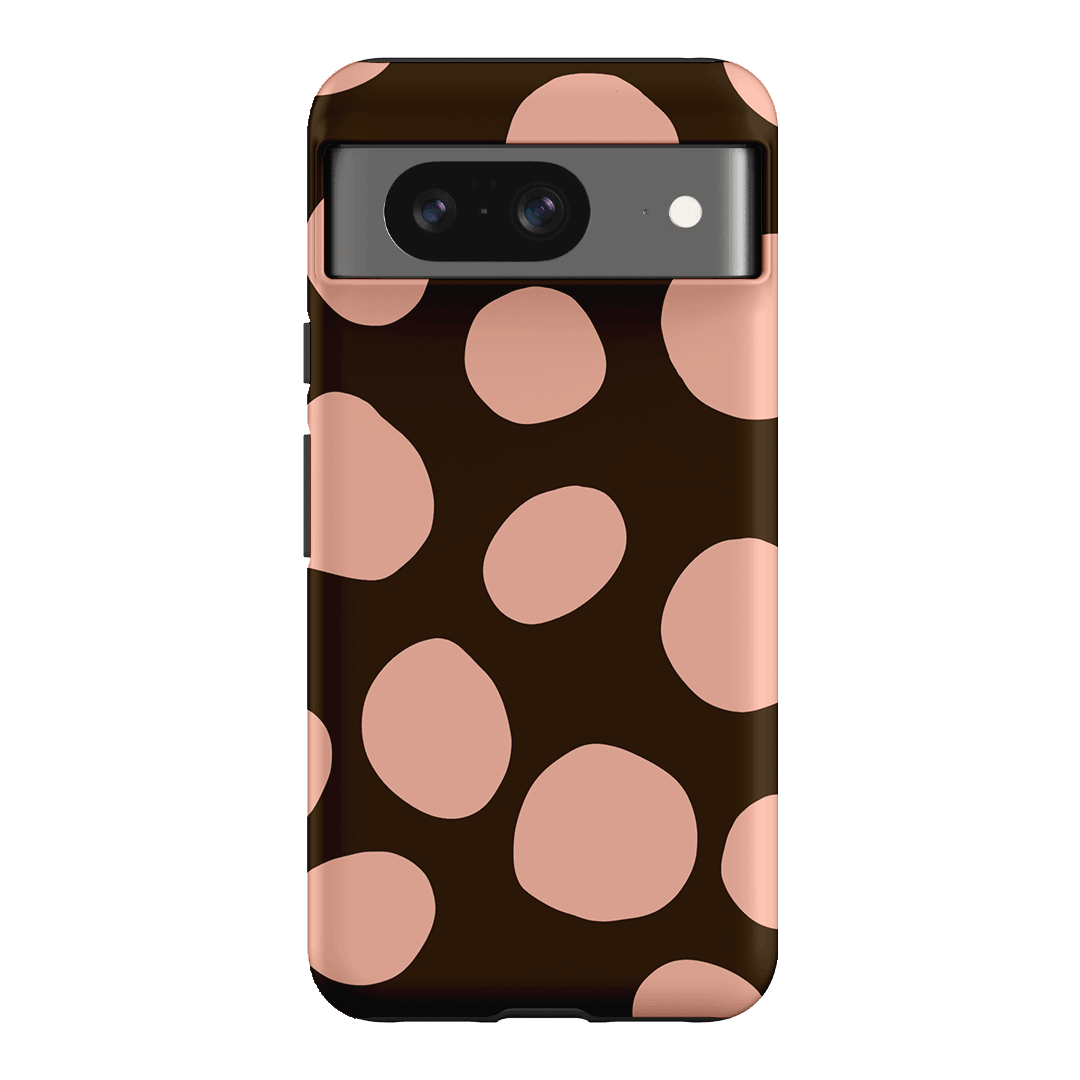 Pebbles Chocolate Pink Printed Phone Cases Google Pixel 8 / Armoured by Veronica Tucker - The Dairy