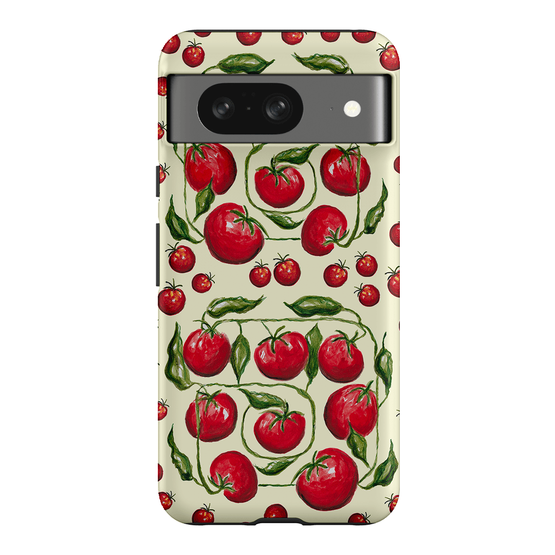 Red Tomatoes Printed Phone Cases Google Pixel 8 / Armoured by BG. Studio - The Dairy