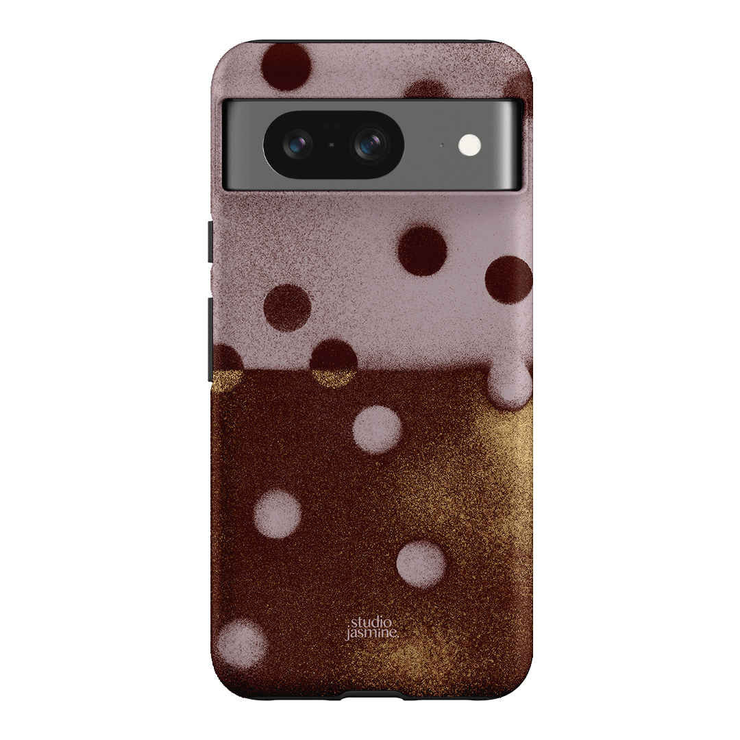 Rust Polka Dot Printed Phone Cases Google Pixel 8 / Armoured by Jasmine Dowling - The Dairy