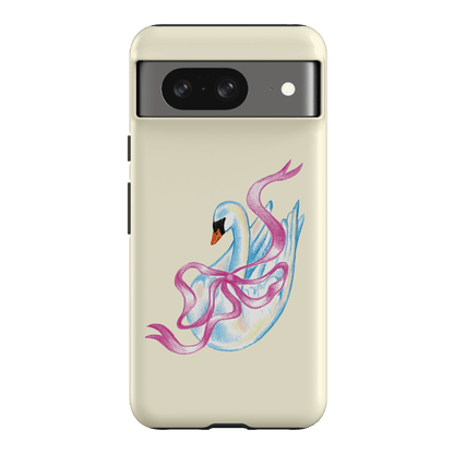 Satin Swan Printed Phone Cases Google Pixel 8 / Armoured by Femke Studio - The Dairy