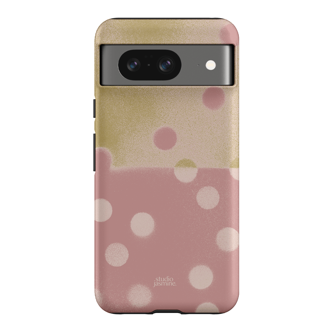 Strawberry Polka Dot Printed Phone Cases Google Pixel 8 / Armoured by Jasmine Dowling - The Dairy