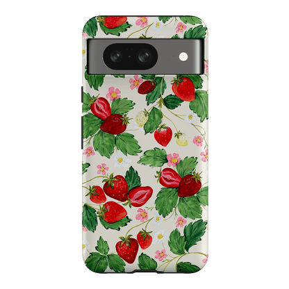 Strawberry Patch Printed Phone Cases Google Pixel 8 / Armoured by Ellie Mae - The Dairy