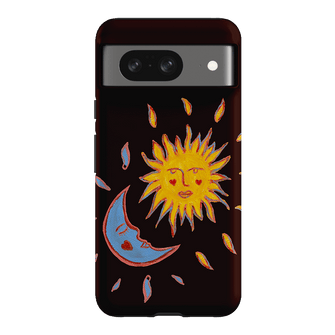 Sun & Moon Plum Printed Phone Cases Google Pixel 8 / Armoured by BG. Studio - The Dairy