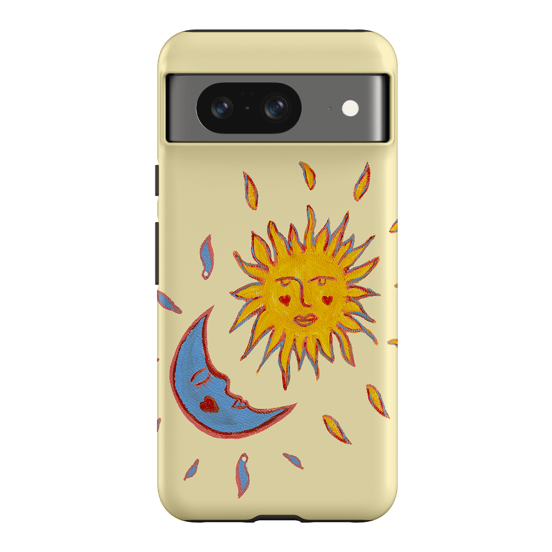 Sun & Moon Yellow Printed Phone Cases Google Pixel 8 / Armoured by BG. Studio - The Dairy
