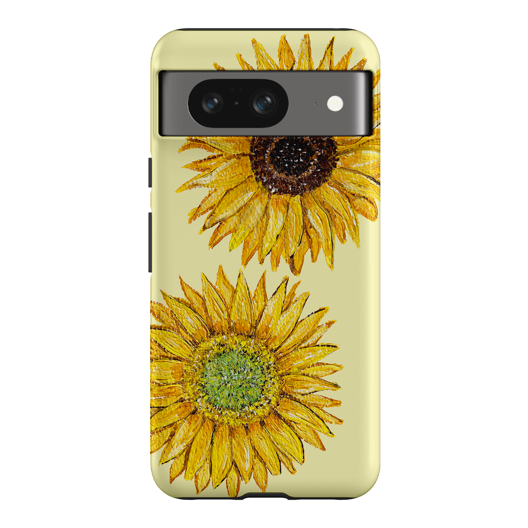 Sunflower Yellow Printed Phone Cases Google Pixel 8 / Armoured by BG. Studio - The Dairy