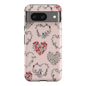 Wild Heart Wreath Printed Phone Cases Google Pixel 8 / Armoured by Typoflora - The Dairy