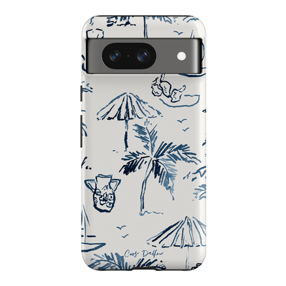Balmy Blue Printed Phone Cases Google Pixel 8 / Armoured by Cass Deller - The Dairy