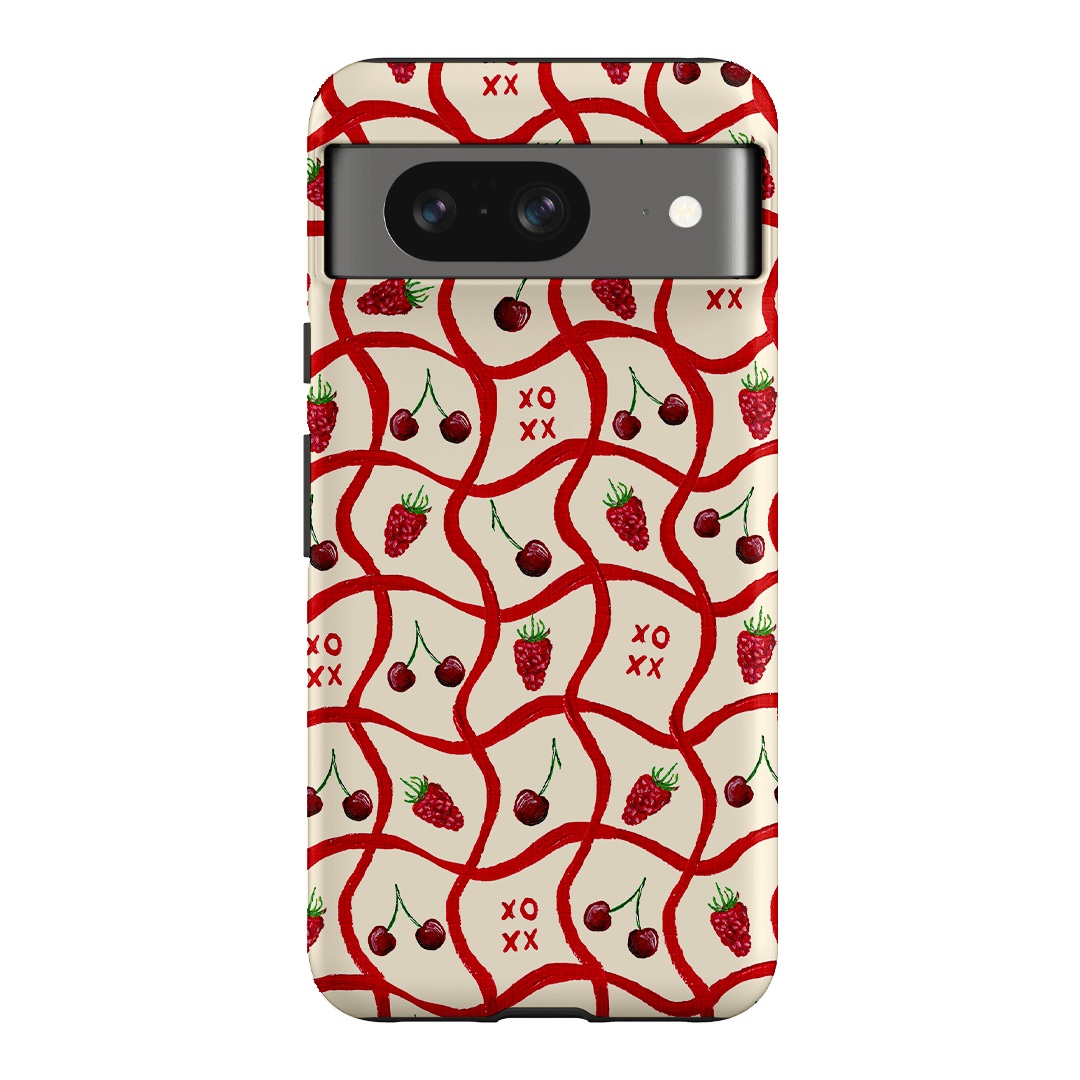 Cherries & Berries Printed Phone Cases Google Pixel 8 / Armoured by BG. Studio - The Dairy