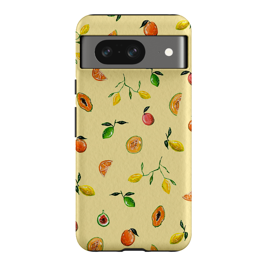 Golden Fruit Printed Phone Cases Google Pixel 8 / Armoured by BG. Studio - The Dairy