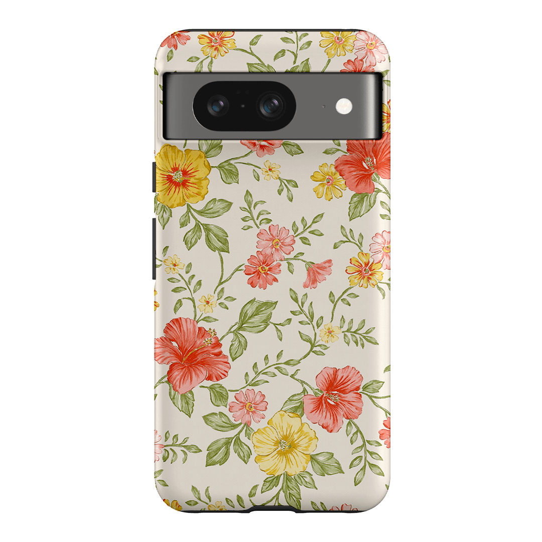 Hibiscus Printed Phone Cases Google Pixel 8 / Armoured by Oak Meadow - The Dairy
