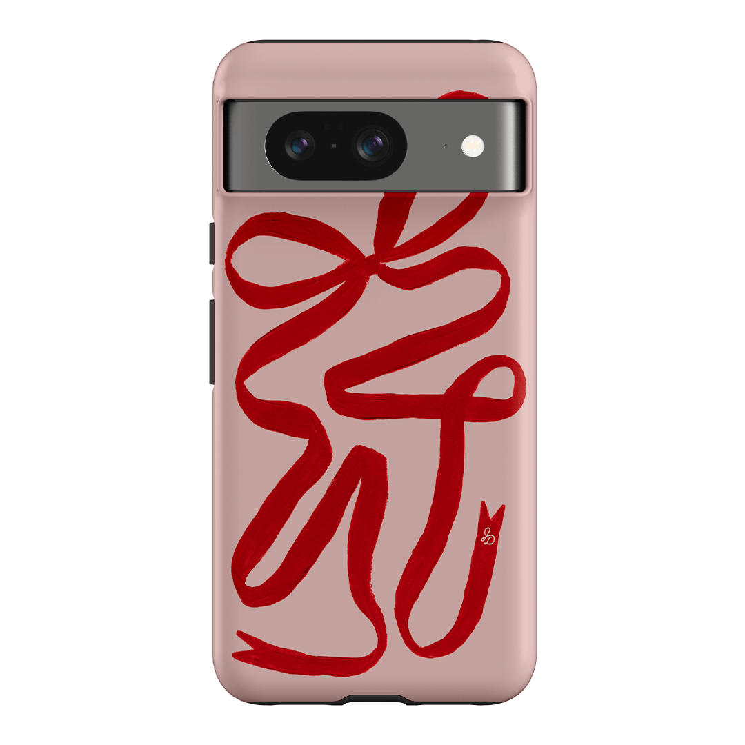 Valentine Ribbon Printed Phone Cases Google Pixel 8 / Armoured by Jasmine Dowling - The Dairy