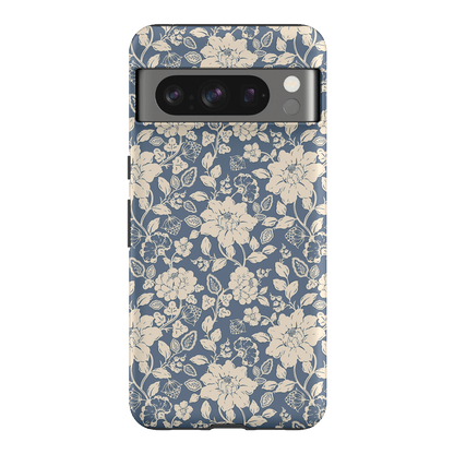 Blue Garden Printed Phone Cases Google Pixel 8 Pro / Armoured by Kasiags Art - The Dairy