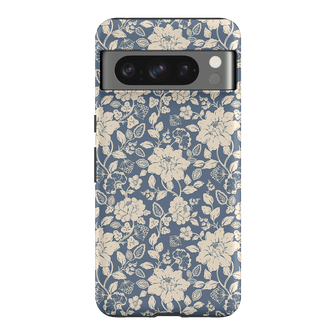Blue Garden Printed Phone Cases Google Pixel 8 Pro / Armoured by Kasiags Art - The Dairy