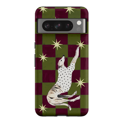 Check Greyhound Green Printed Phone Cases Google Pixel 8 Pro / Armoured by Lisa Hu - The Dairy