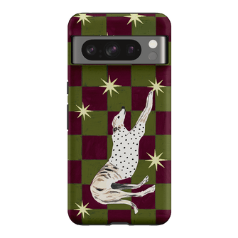 Check Greyhound Green Printed Phone Cases Google Pixel 8 Pro / Armoured by Lisa Hu - The Dairy