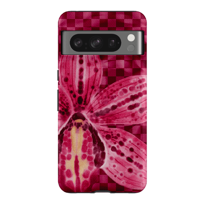 Check Orchid Printed Phone Cases Google Pixel 8 Pro / Armoured by Sally Hungerford - The Dairy