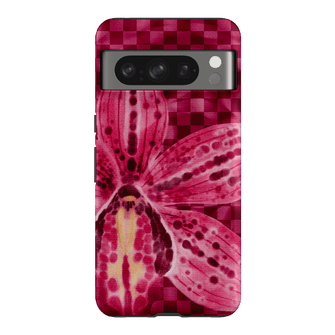 Check Orchid Printed Phone Cases Google Pixel 8 Pro / Armoured by Sally Hungerford - The Dairy