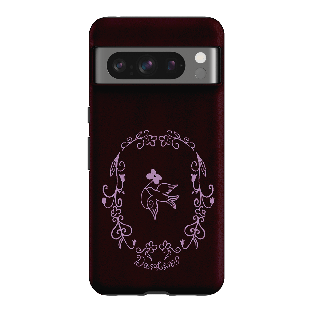 Darling Burgundy Printed Phone Cases by The Dairy - The Dairy