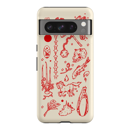 Dreamcore Cream Printed Phone Cases Google Pixel 8 Pro / Armoured by Easty Beasty - The Dairy