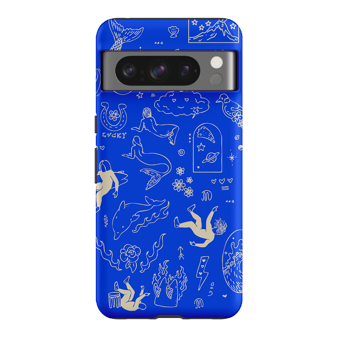 Easty Flash Blue Printed Phone Cases Google Pixel 8 Pro / Armoured by Easty Beasty - The Dairy