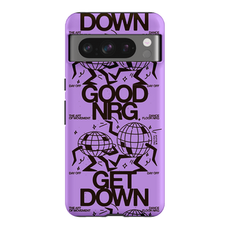Good Energy in Purple Printed Phone Cases Google Pixel 8 Pro / Armoured by After Hours - The Dairy