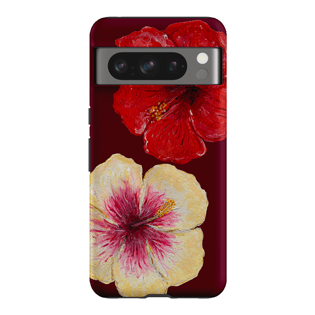 Hibiscus Flower Printed Phone Cases Google Pixel 8 Pro / Armoured by BG. Studio - The Dairy