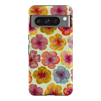 Hibiscus Holiday Sorbet Printed Phone Cases Google Pixel 8 Pro / Armoured by BG. Studio - The Dairy