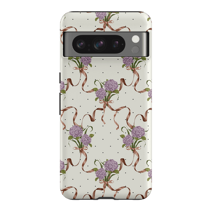 Hydrangea Ribbon Printed Phone Cases Google Pixel 8 Pro / Armoured by Veronica Tucker - The Dairy