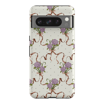 Hydrangea Ribbon Printed Phone Cases Google Pixel 8 Pro / Armoured by Veronica Tucker - The Dairy