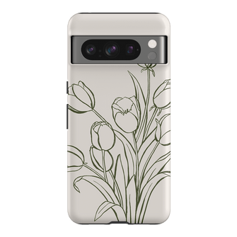 Inked Tulips Printed Phone Cases Google Pixel 8 Pro / Armoured by Typoflora - The Dairy