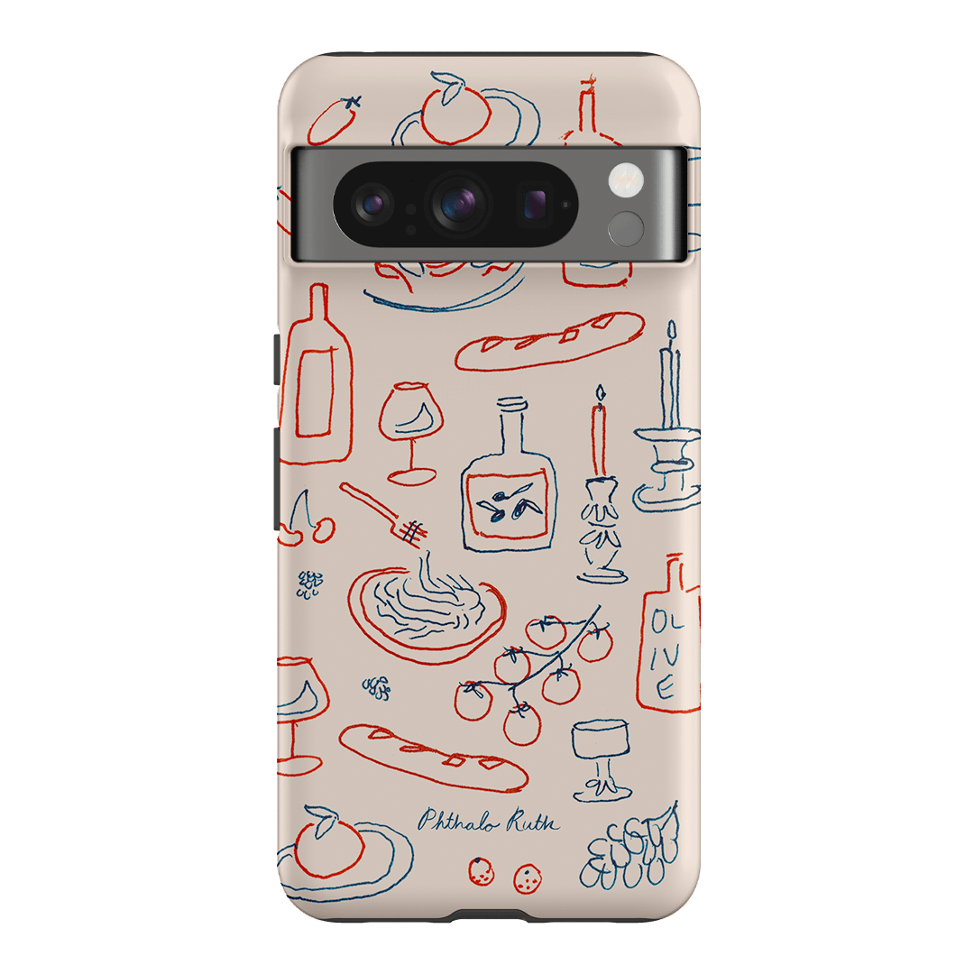 Italian Fare Printed Phone Cases Google Pixel 8 Pro / Armoured by Phthalo Ruth - The Dairy