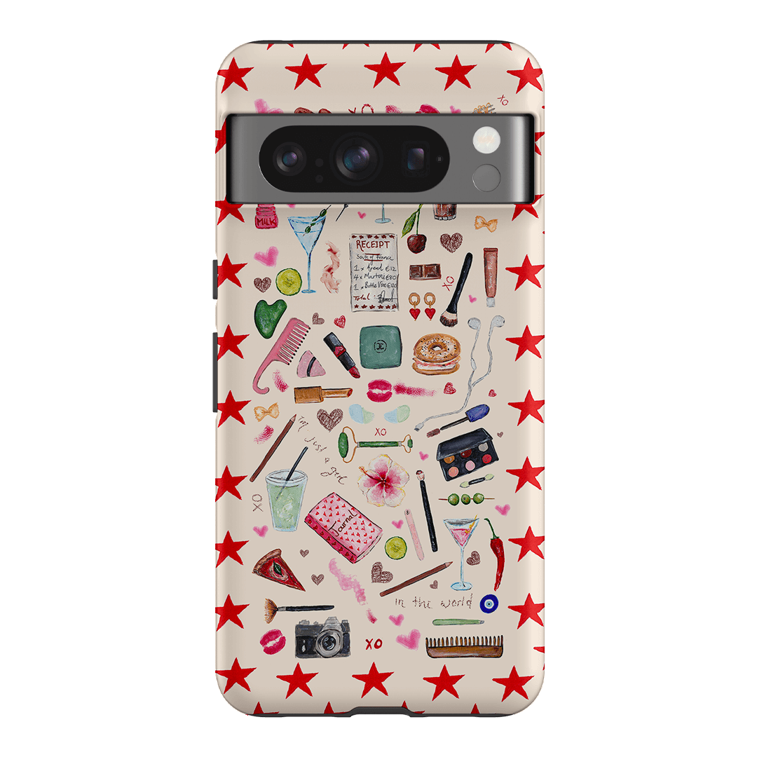 Just A Girl Printed Phone Cases Google Pixel 8 Pro / Armoured by BG. Studio - The Dairy