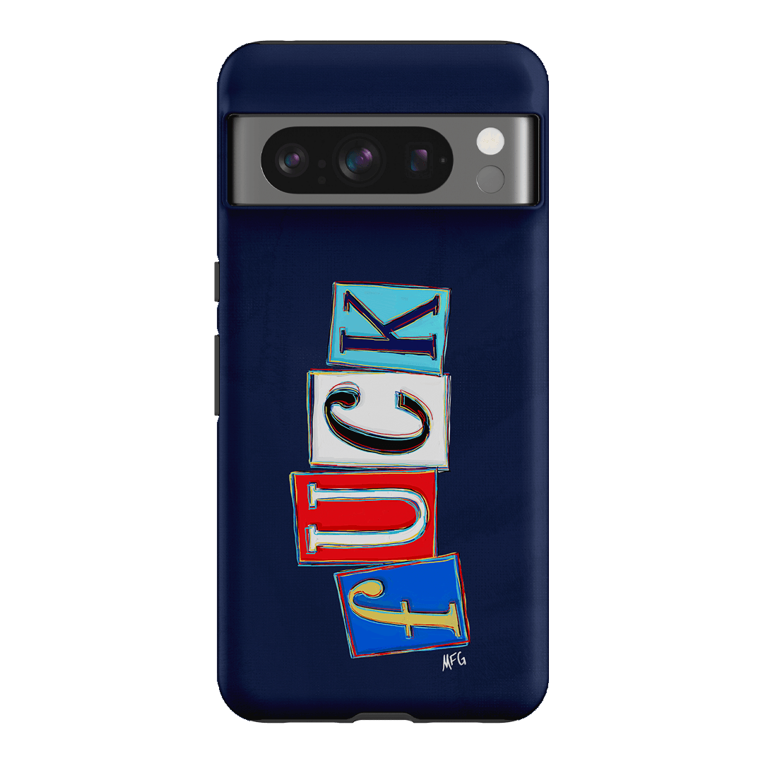 Lil Fcks Blue Printed Phone Cases Google Pixel 8 Pro / Armoured by Margarbs Art - The Dairy