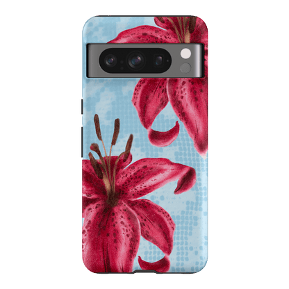 Lillies Printed Phone Cases Google Pixel 8 Pro / Armoured by Sally Hungerford - The Dairy