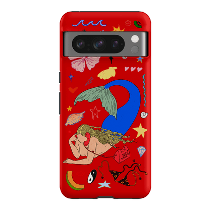 Mermaid Salad Scarlet Printed Phone Cases Google Pixel 8 Pro / Armoured by Easty Beasty - The Dairy