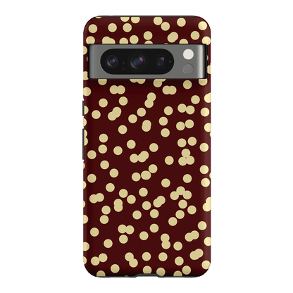 Mini Confetti Burgundy Butter Printed Phone Cases Google Pixel 8 Pro / Armoured by Veronica Tucker - The Dairy
