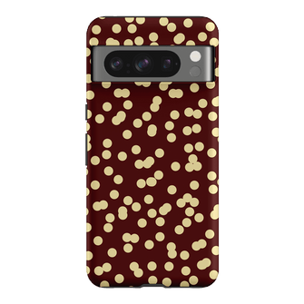 Mini Confetti Burgundy Butter Printed Phone Cases Google Pixel 8 Pro / Armoured by Veronica Tucker - The Dairy
