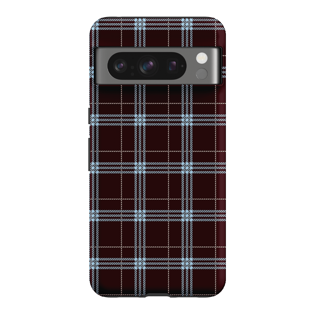 Mocha Plaid Printed Phone Cases Google Pixel 8 Pro / Armoured by The Dairy - The Dairy