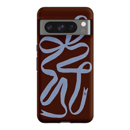 Mocha Ribbon Printed Phone Cases Google Pixel 8 Pro / Armoured by Jasmine Dowling - The Dairy