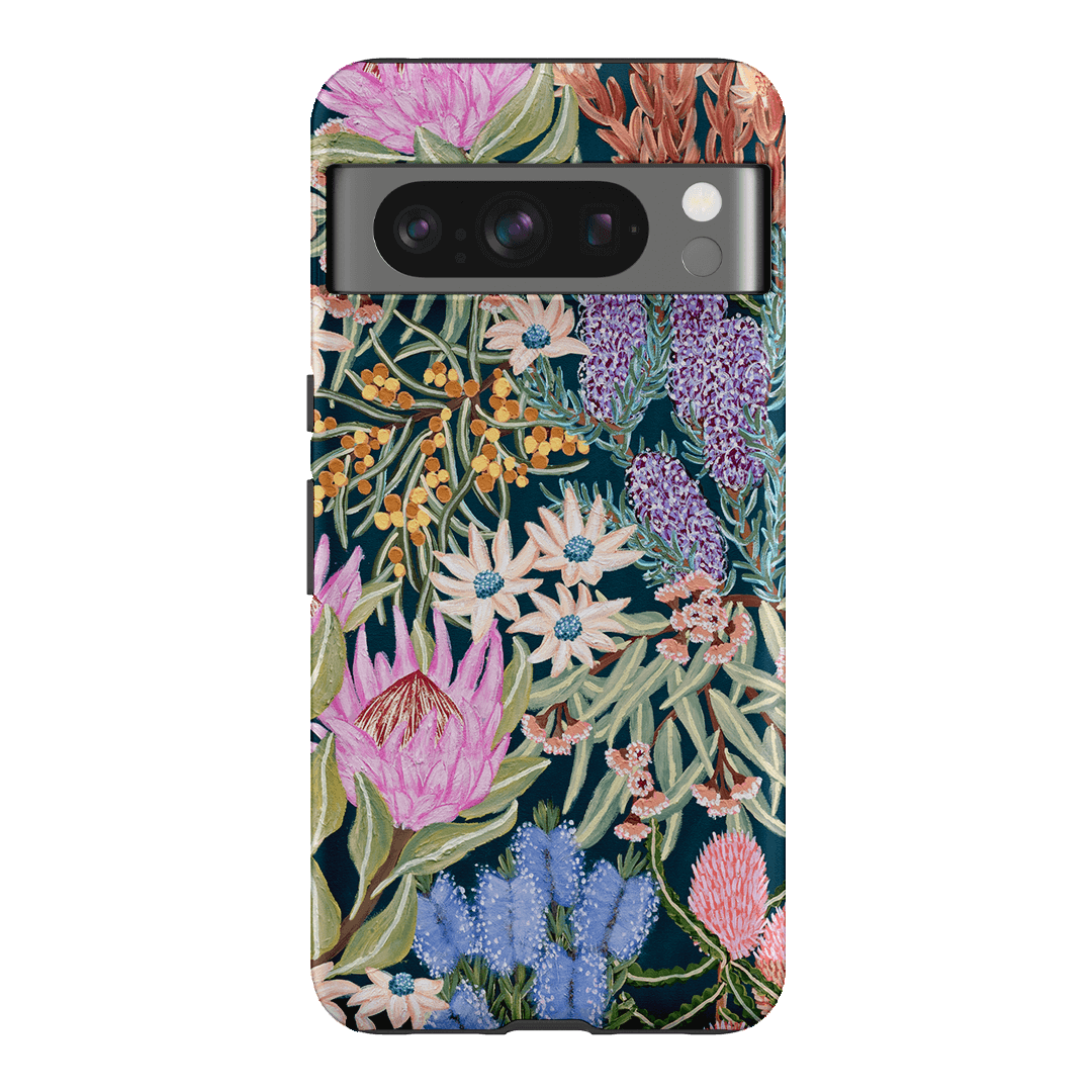 Moonlit Floral Printed Phone Cases Google Pixel 8 Pro / Armoured by Amy Gibbs - The Dairy