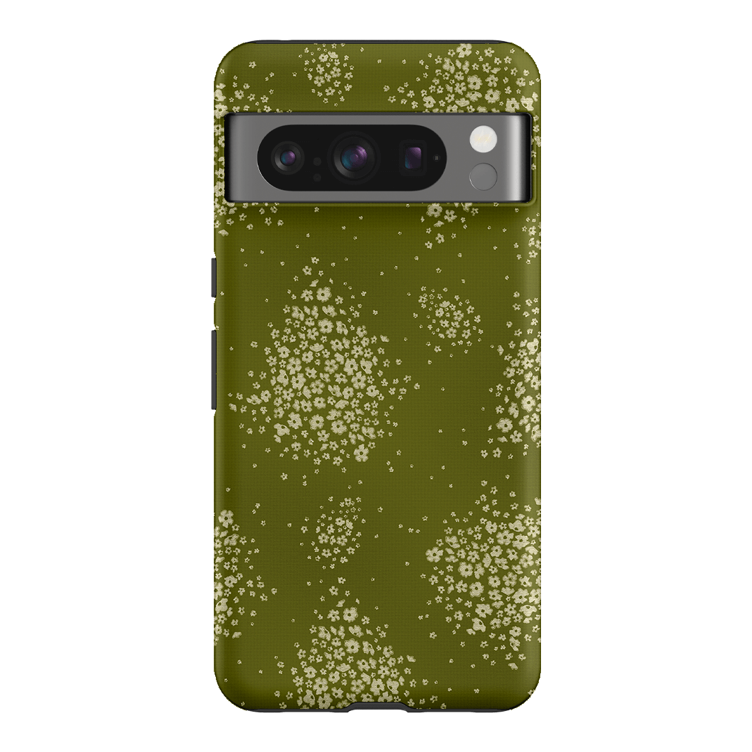 Olive Bloom Printed Phone Cases Google Pixel 8 Pro / Armoured by Veronica Tucker - The Dairy
