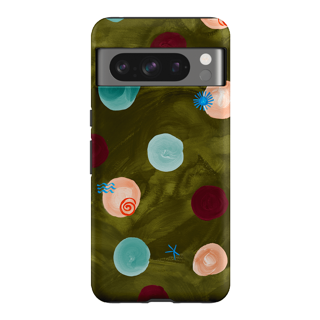 Olive Spot Printed Phone Cases Google Pixel 8 Pro / Armoured by Charlie Taylor - The Dairy