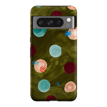 Olive Spot Printed Phone Cases Google Pixel 8 Pro / Armoured by Charlie Taylor - The Dairy