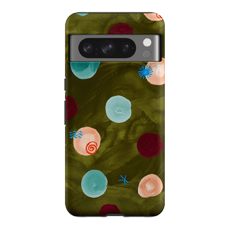 Olive Spot Printed Phone Cases Google Pixel 8 Pro / Armoured by Charlie Taylor - The Dairy