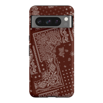 Paisley Cinnamon Printed Phone Cases Google Pixel 8 Pro / Armoured by The Dairy - The Dairy