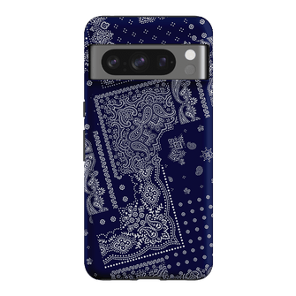 Paisley Indigo Printed Phone Cases Google Pixel 8 Pro / Armoured by The Dairy - The Dairy