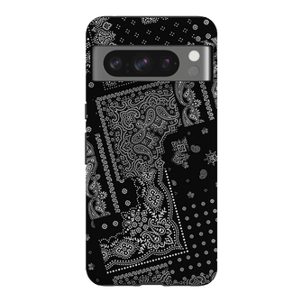 Paisley Noir Printed Phone Cases Google Pixel 8 Pro / Armoured by The Dairy - The Dairy