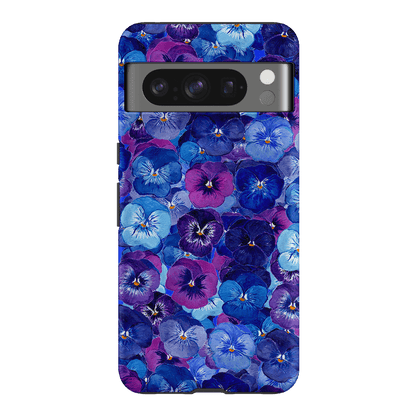 Pansy Jumble Printed Phone Cases Google Pixel 8 Pro / Armoured by Kayla Henley - The Dairy