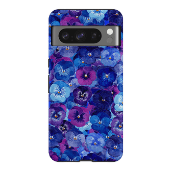Pansy Jumble Printed Phone Cases Google Pixel 8 Pro / Armoured by Kayla Henley - The Dairy